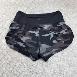 Athleta Shorts Women's XS Running Camo Print Athletic Exercise Workout Sport